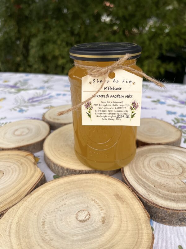 Termelői facéliaméz (500g)